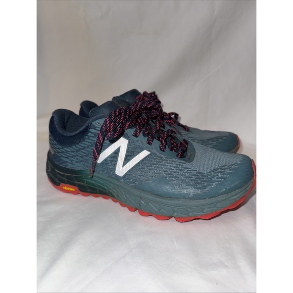 Women's New Balance Hierro v2 Running Shoes Sneakers Size 7.5 Green Orange Gym - Picture 3 of 8